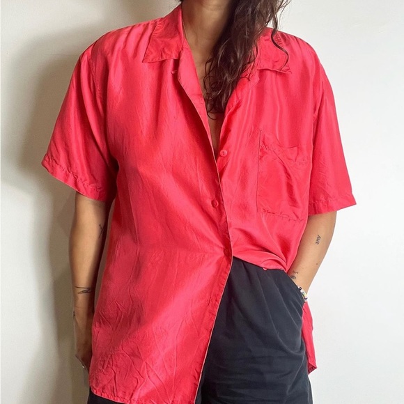 Vintage 100% silk blouse - Picture 2 of 11